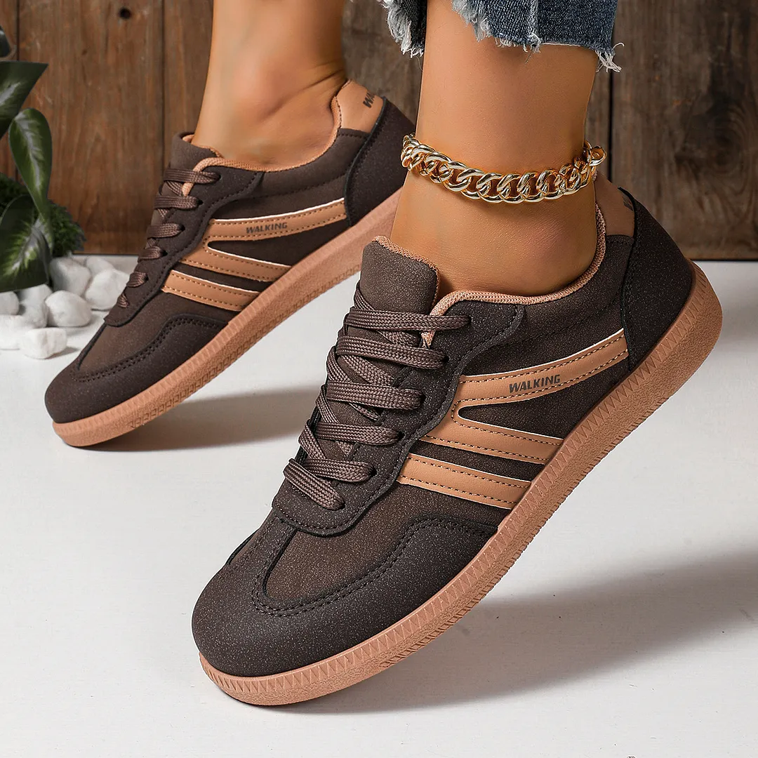 Breakj Breakj Women's 2025 New German Training Shoes Women's Retro Color Tie Single Shoes Women