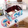 5D DIY Diamond Painting Decorative Storage Box Wood Storage Clutch (Dolphin)