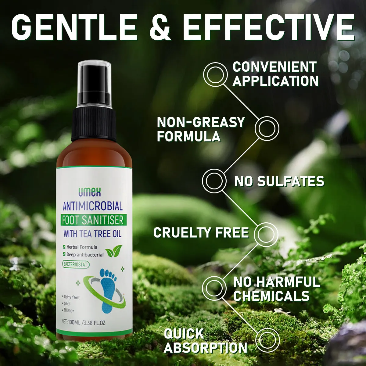 UMEX foot spray for everyday use