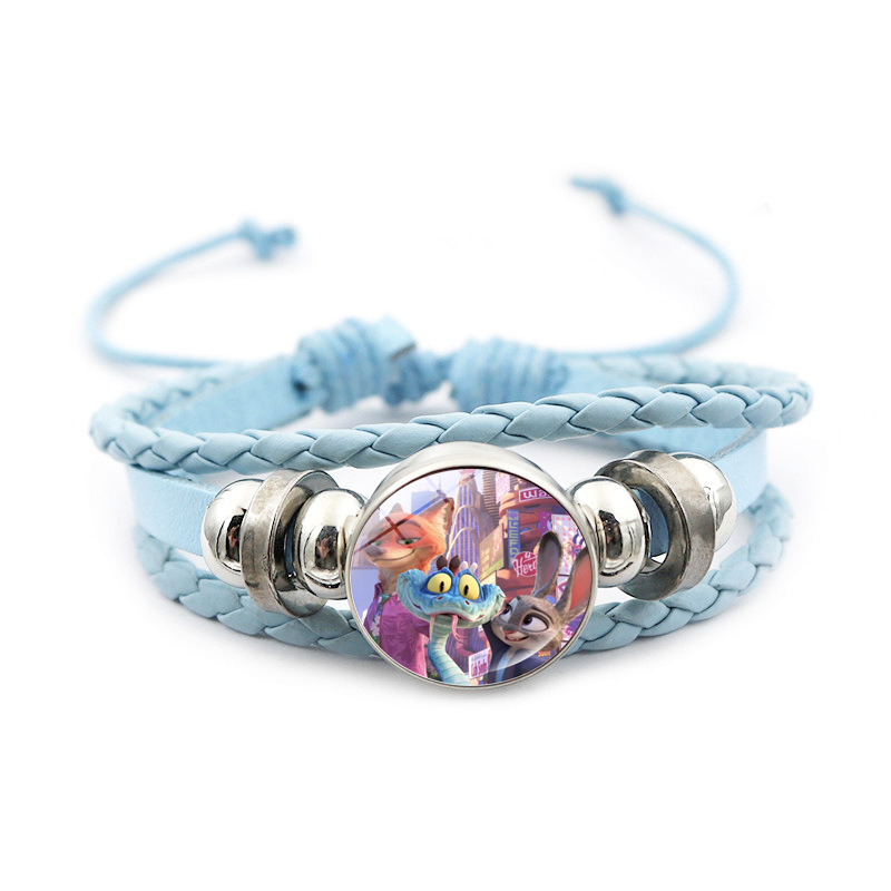 Zootopia Pink Bracelet Jewelry Girl Gift Anime Judy Nick Wholesale