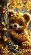 Luxury AB Velvet Diamond Painting Kit - Cute Bear
