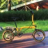 Three-fold 9-speed Ultra-light Portable Retro Bicycle