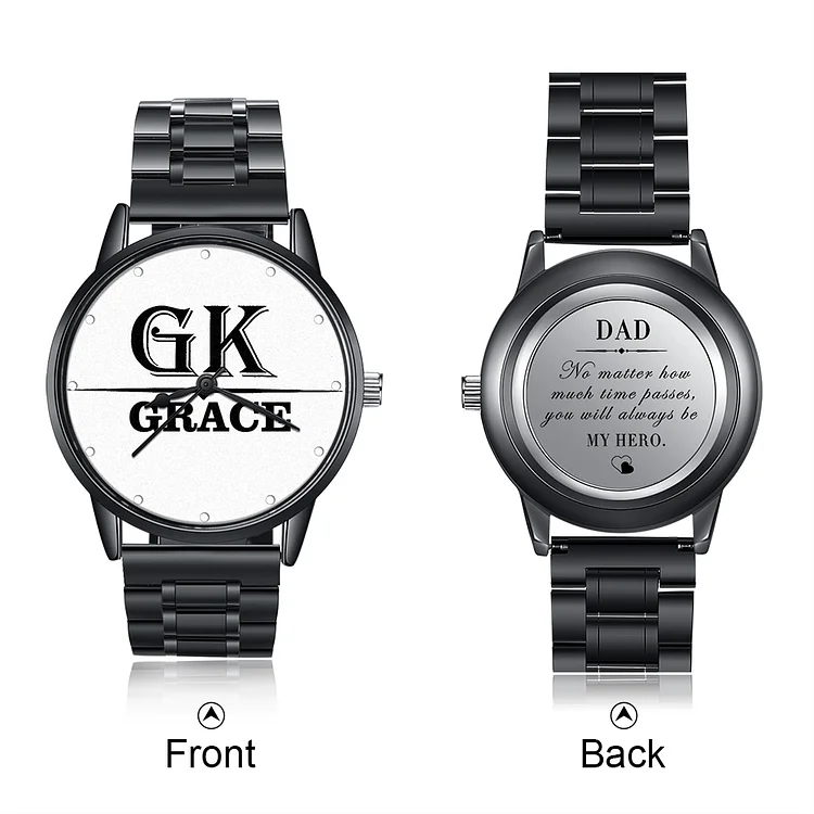 Personalized Watch Custom Names And letters Watch Date Keepsake Gifts for Him