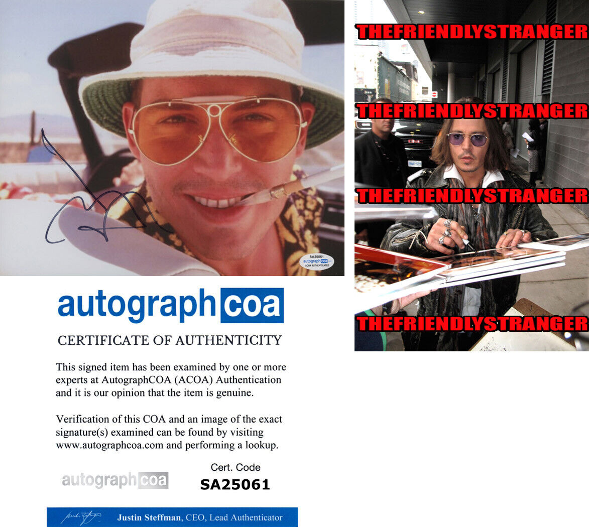 JOHNNY DEPP signed FEAR & LOATHING IN LAS VEGAS