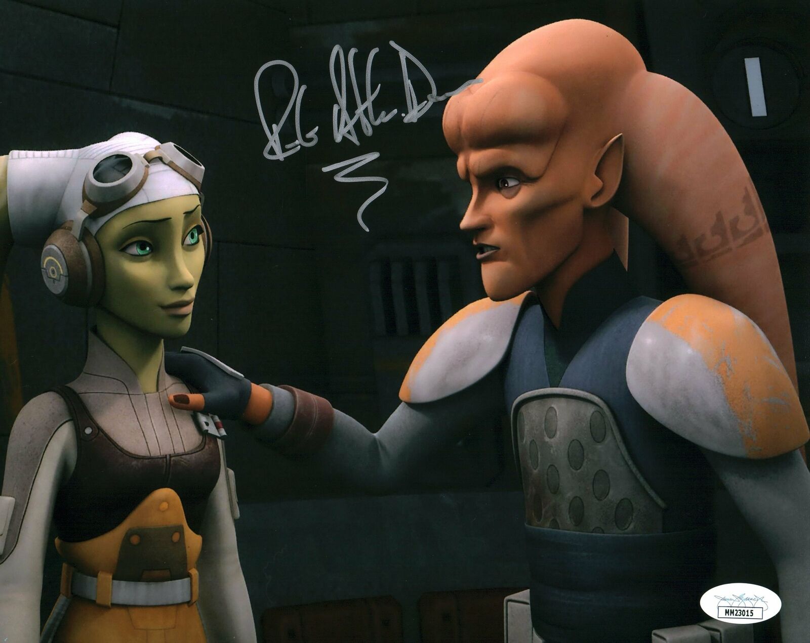 Robin Atkin Downes Star Wars Clone Wars 8x10 Photo Poster painting Signed JSA Certified COA Auto