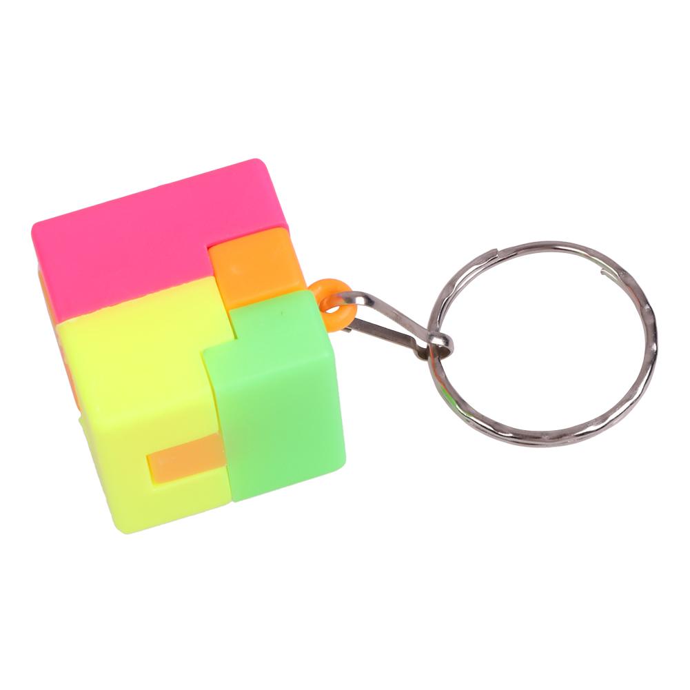 

Mini Magic Cube Toy with Keychain, 501 Original