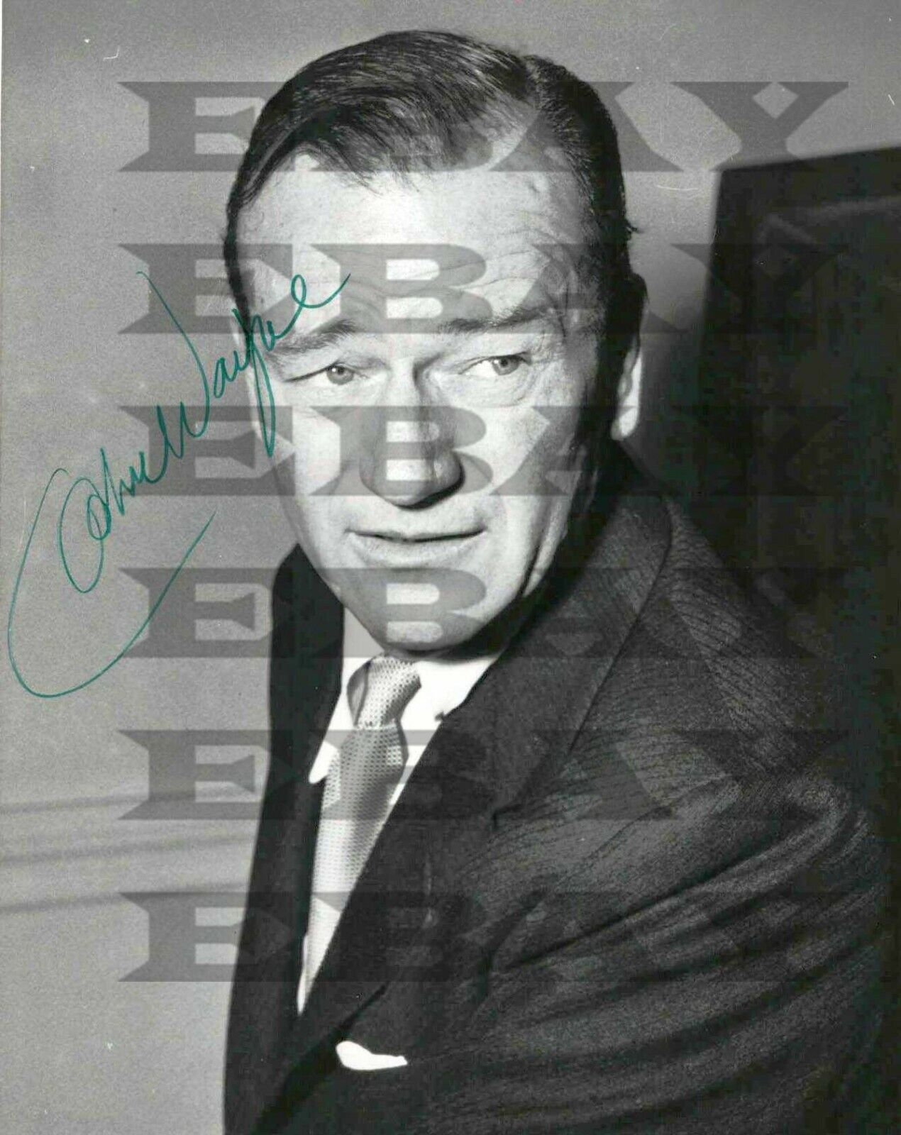 John Wayne Autographed Signed 8x10 Photo Poster painting Reprint