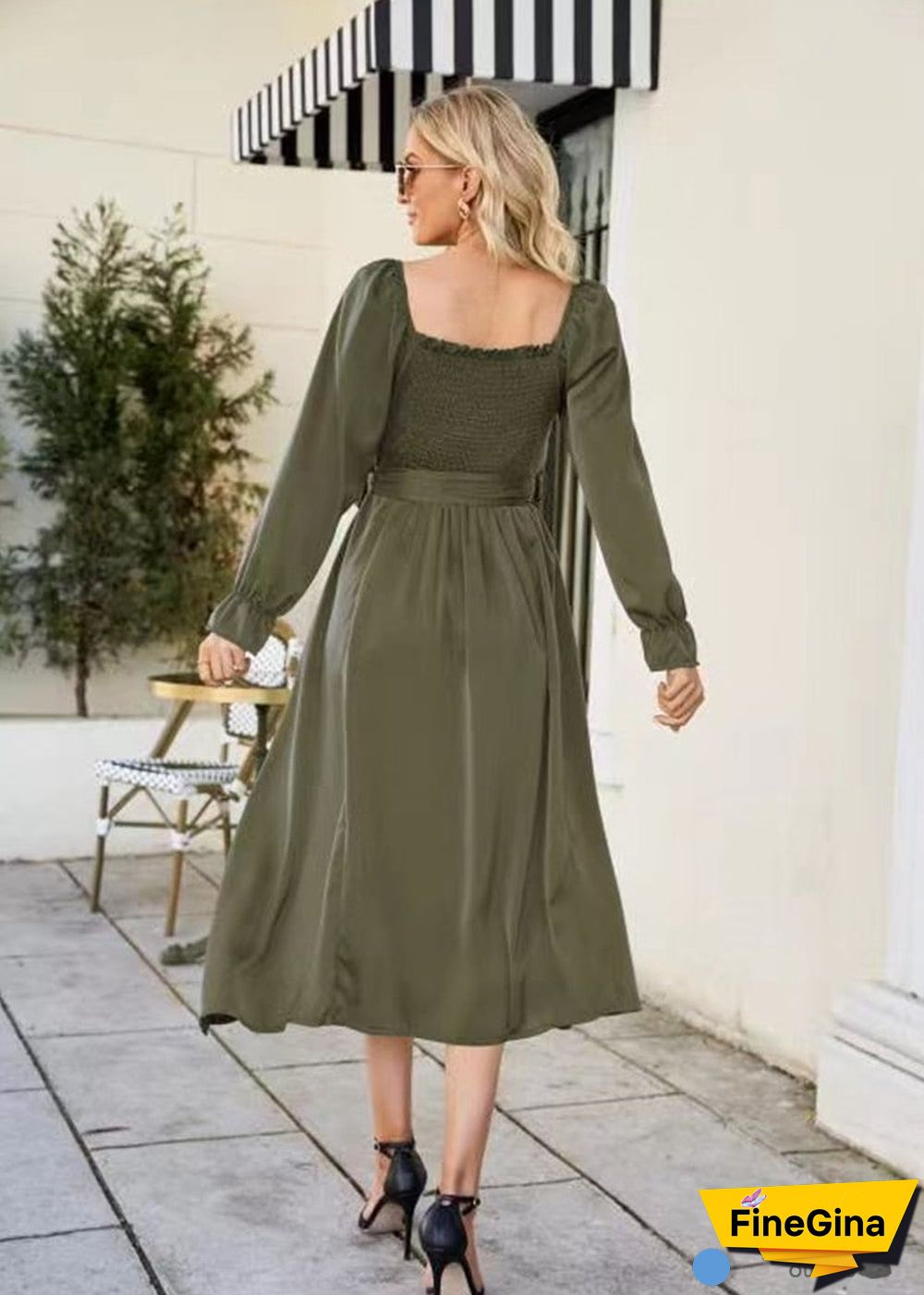Boho French Elegant Casual Spring Summer Dress Olivia