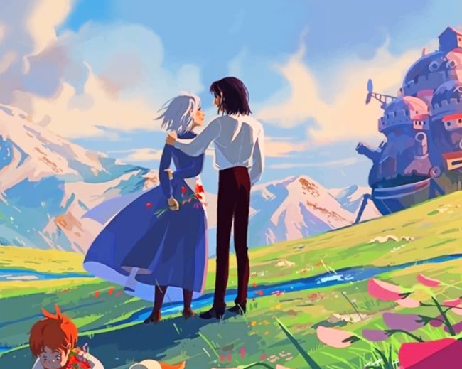 

Moving Castle – Animes Paint By Numbers - 40*50CM, 501 Original