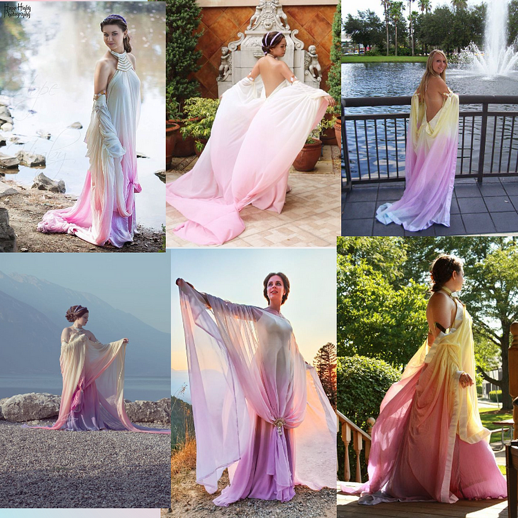  Star Wars  Padme Amidala Lake Dress Women Party Dress