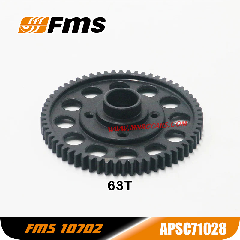 FMS 10702 (4074) 1/7 RC Car Parts Steel Spur Gear 63T APSC71028