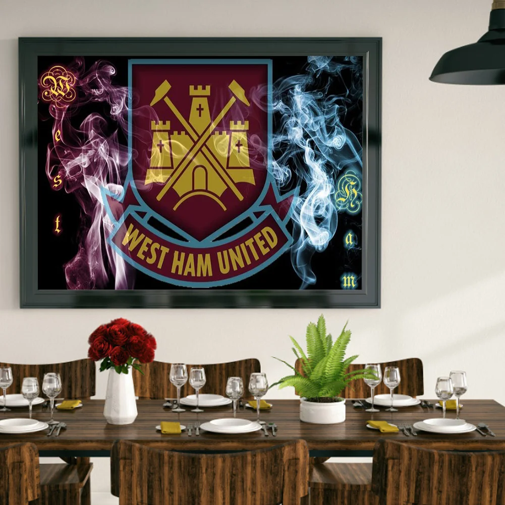 Diamond Painting - Full Round Drill - West Ham United(40*30cm)