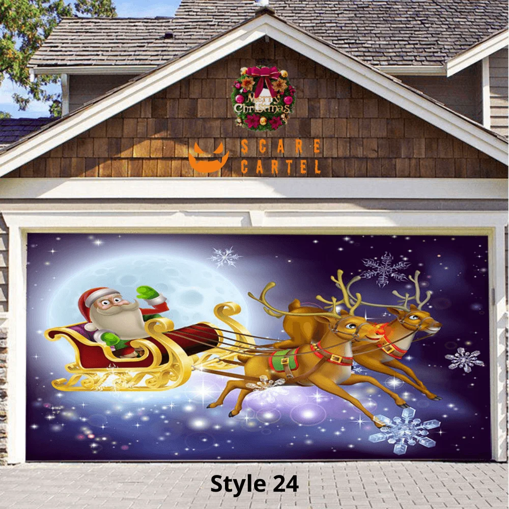 Christmas Garage Door Decoration