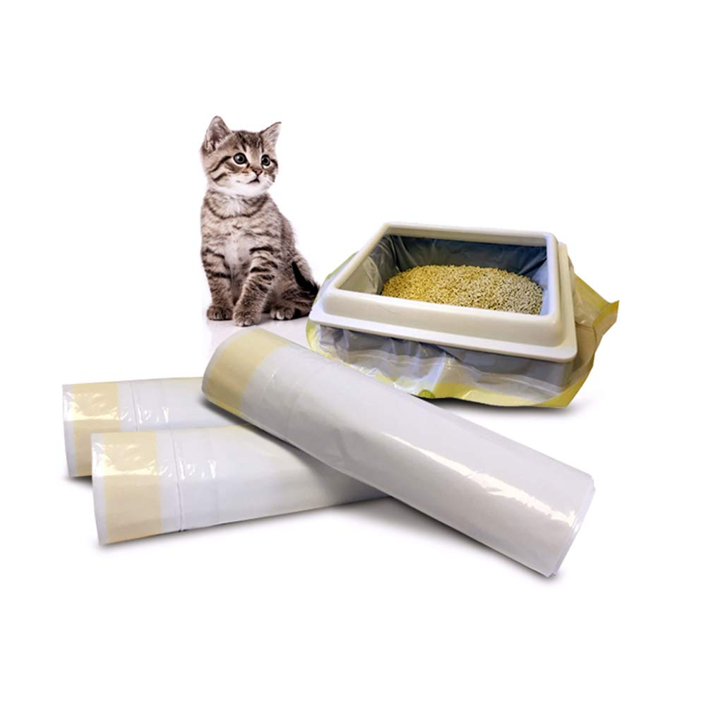 Cat Litter Box Liners,Extra Thick Jumbo Drawstring Cat Litter Pan Bags