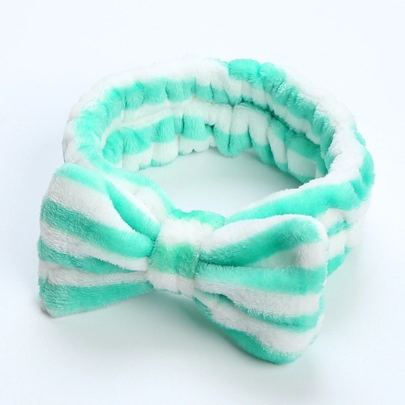 Casual Cute Unisex Bow Knot Leopard Spa Headband