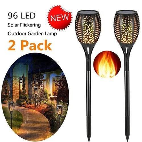 Outdoor Solar Flame Torch Light