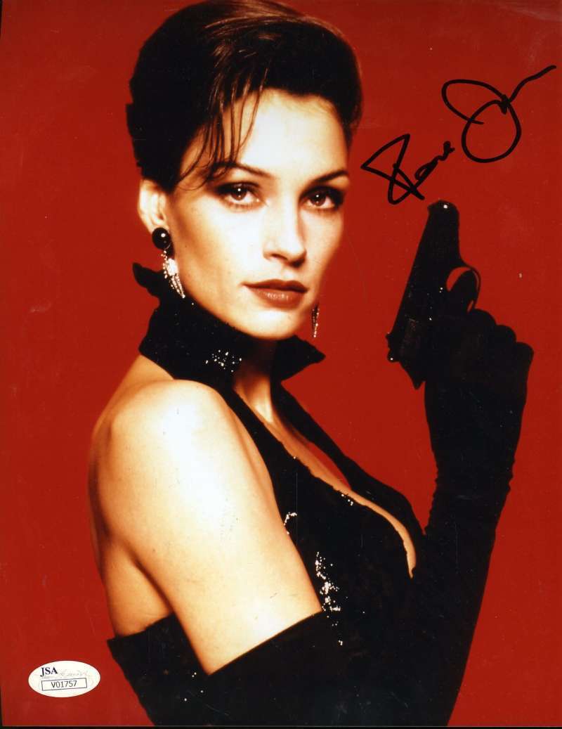 Famke Janssen Hand Signed Jsa Coa 8x10 Photo Poster painting Autographed Authentic