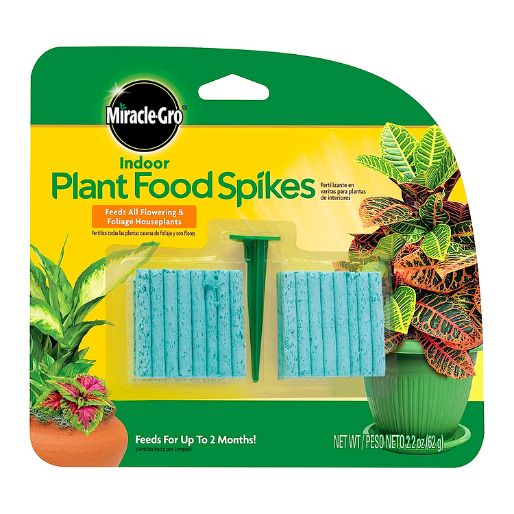 Miracle-Gro Indoor Plant Food Spikes NPK 6-12-6