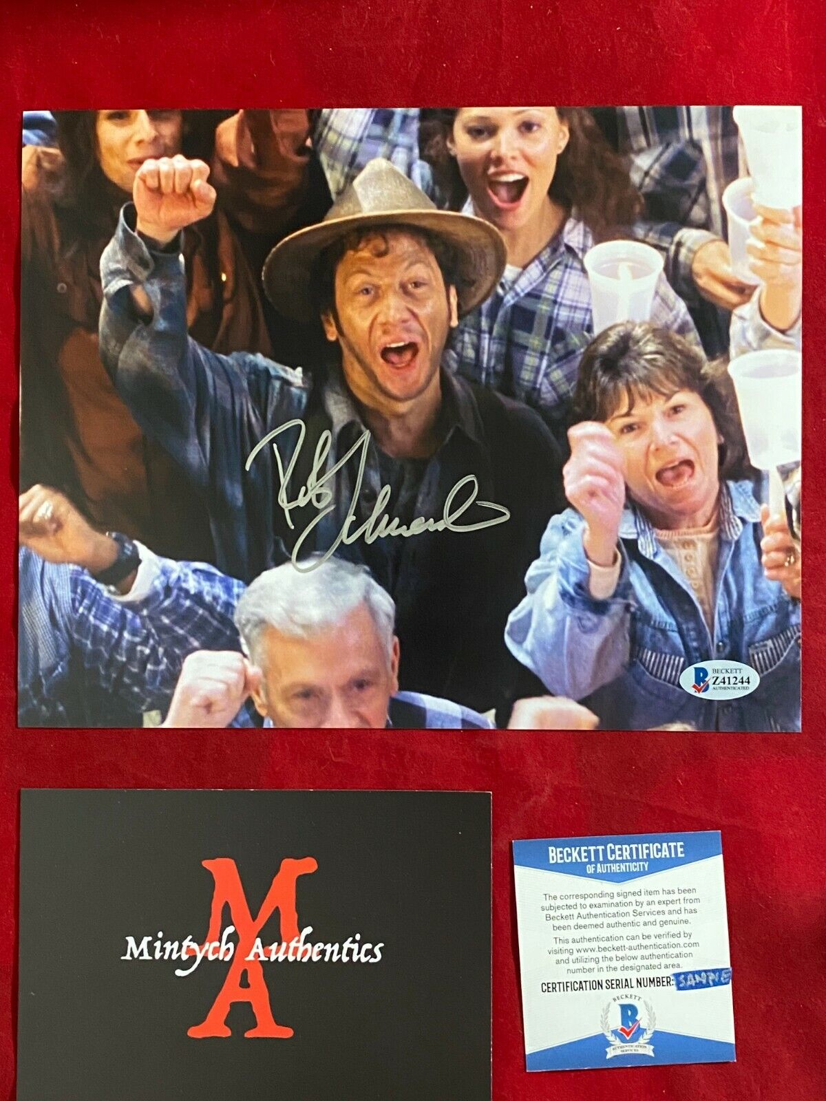 ROB SCHNEIDER AUTOGRAPHED SIGNED 8x10 Photo Poster painting! WATERBOY! BECKETT COA!