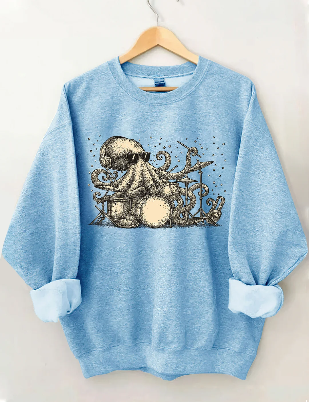 Octopus Drummer Sweatshirt