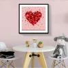 Red Heart  | Full Round Diamond Painting Kits