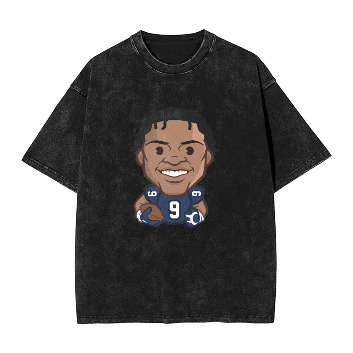 Seattle Seahawks Kenneth Walker III Emoji Vintage Oversized T-Shirt Men's