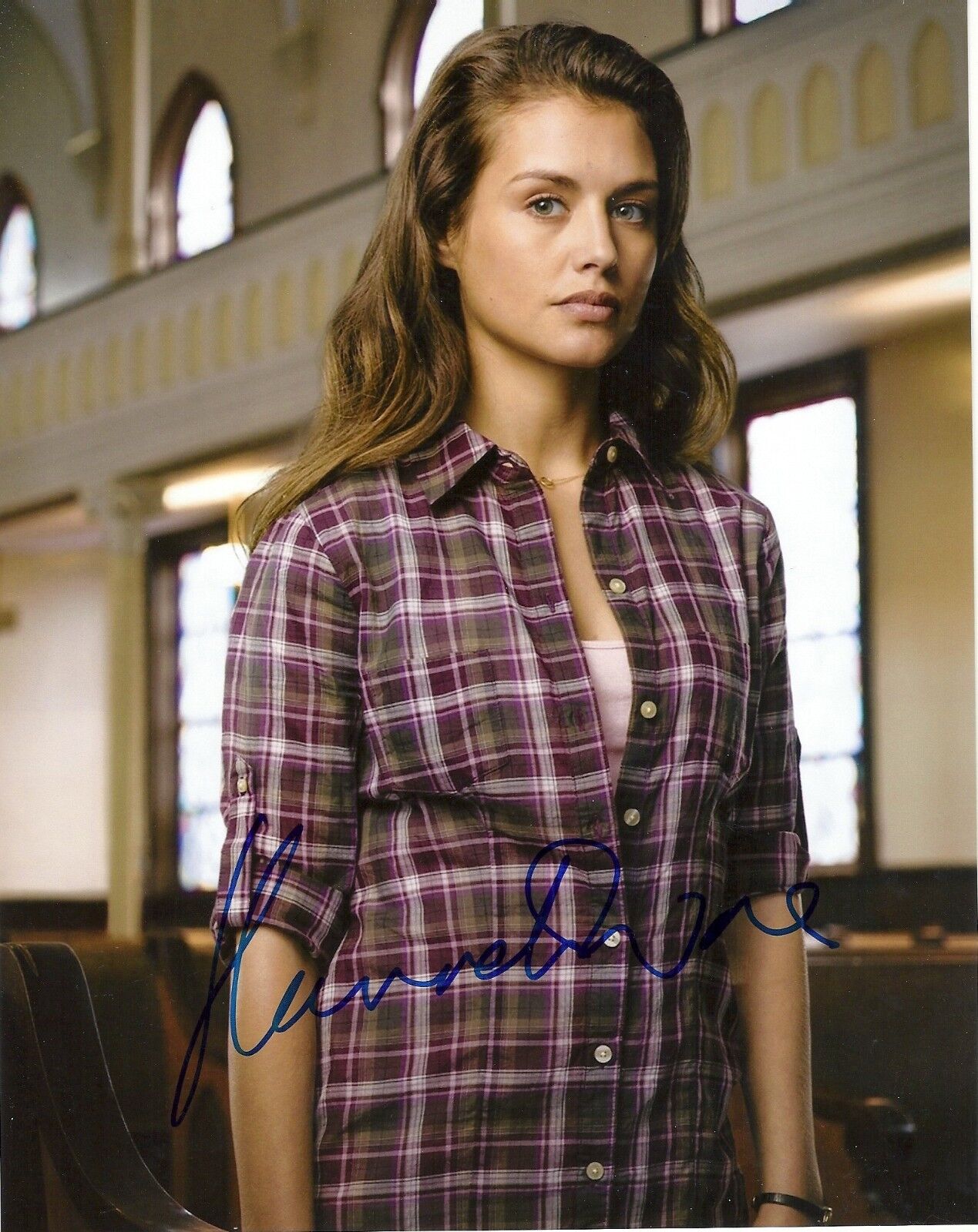 HANNAH WARE 'BOSS TV' EMMA KANE SIGNED 8X10 PICTURE 1 *COA