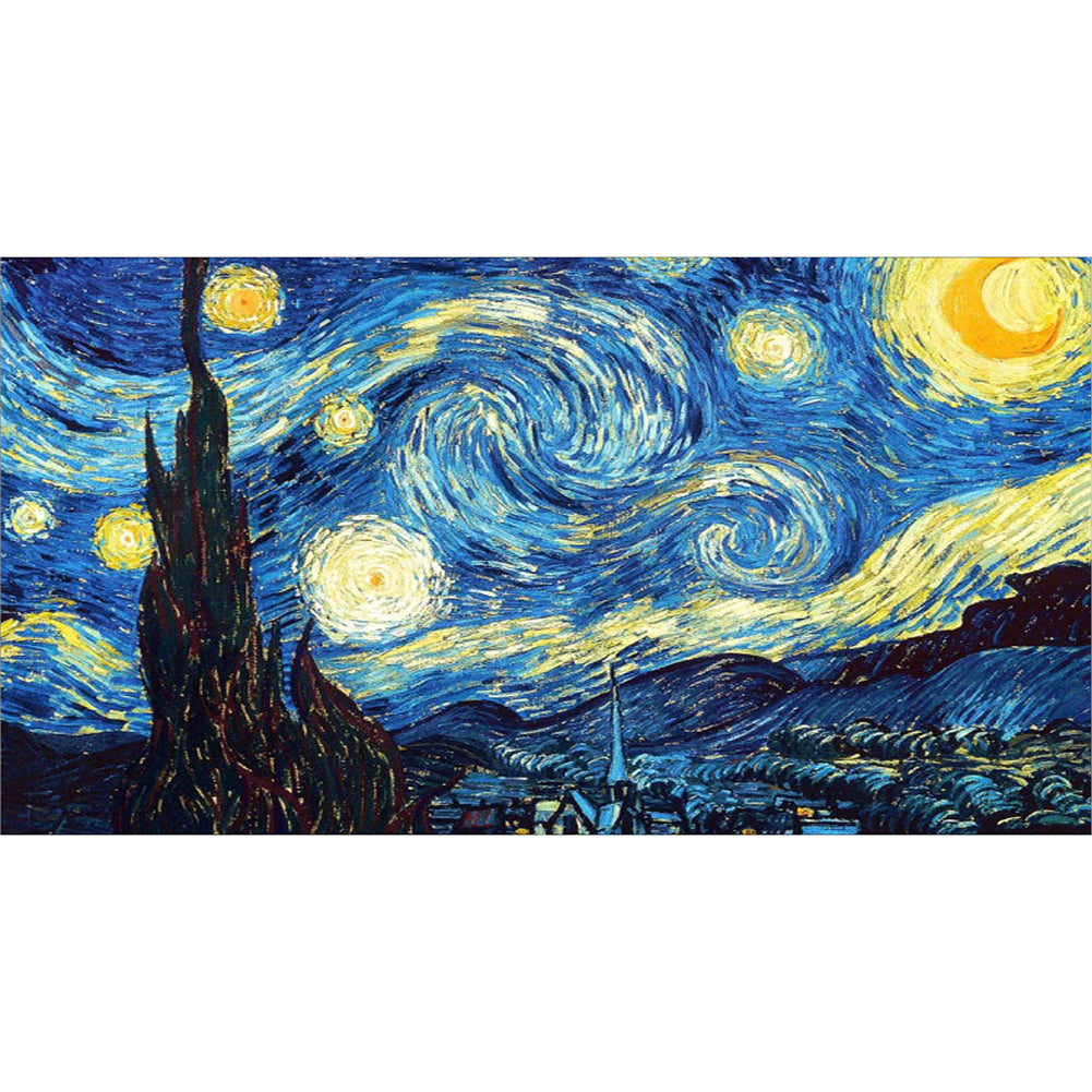 Starry Sky Round Full Drill Diamond Painting 45X85CM(Canvas) gbfke