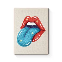 Tongue Out - Punch Needle