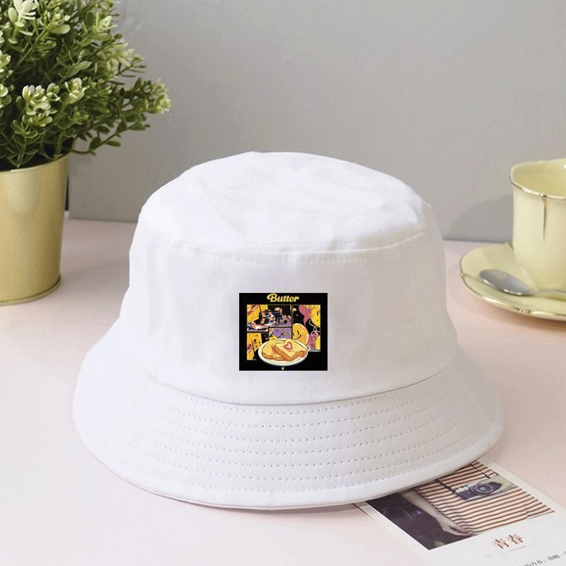 방탄소년단 Butter Cute Print Sun Hat