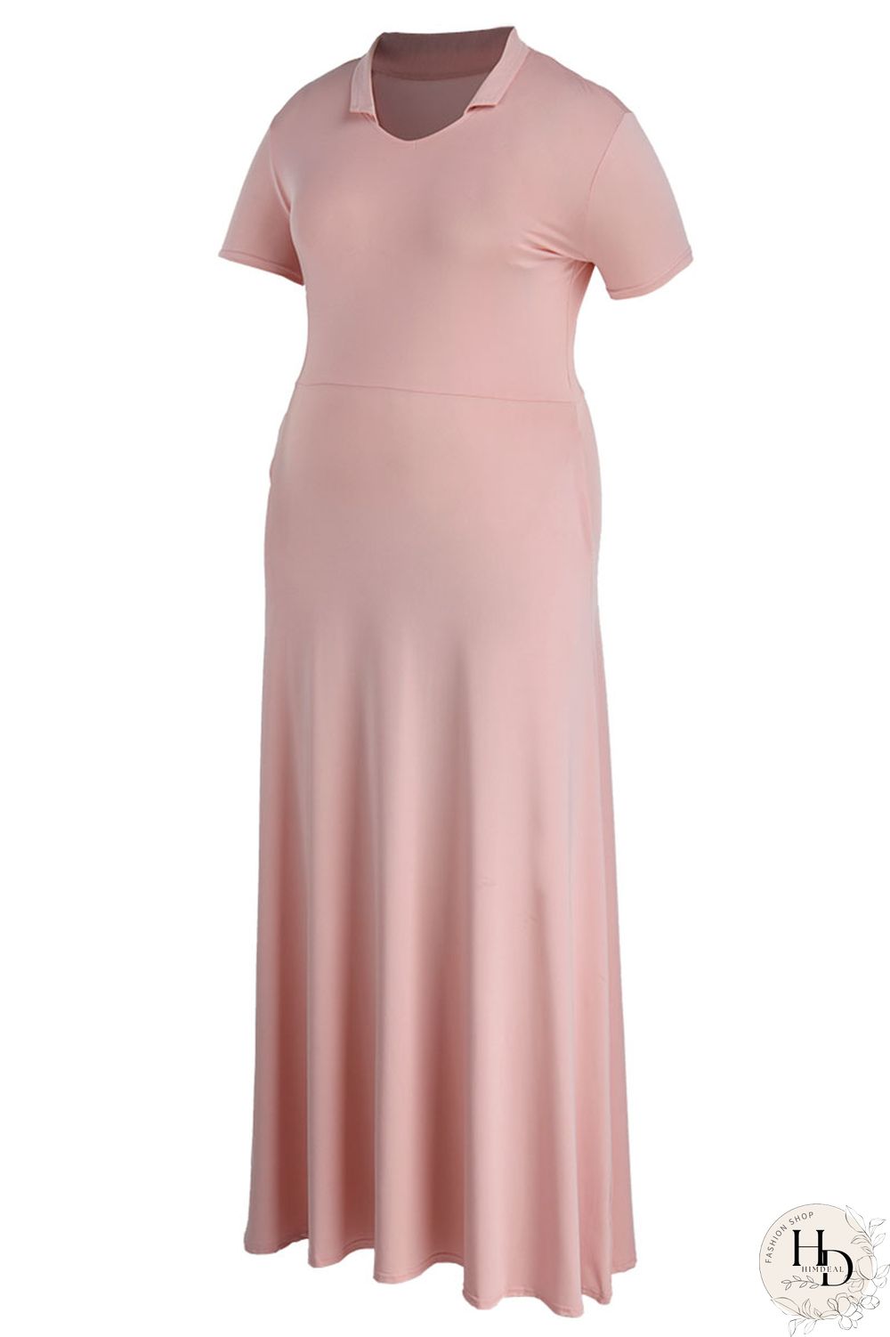 White Casual Solid Patchwork V Neck Straight Plus Size Dresses