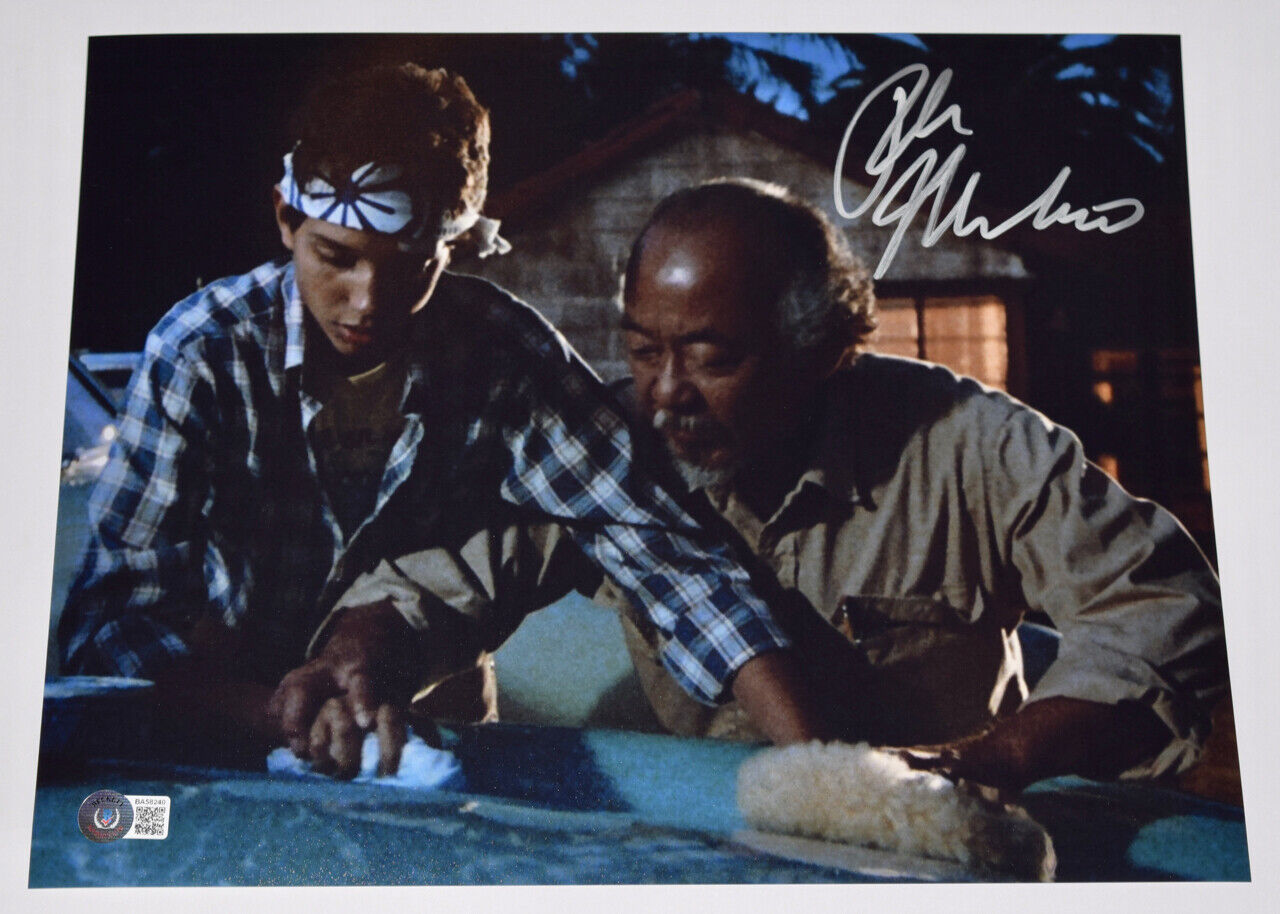 Ralph Macchio Signed Autographed 11x14 Photo Poster painting The Karate Kid Beckett BAS COA