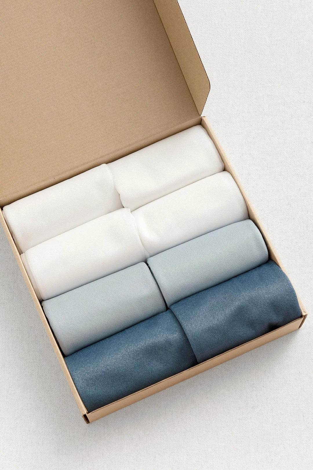 Sheer Backdrop Curtain Panels 14.5" x 10ft (Set of 8) - 4 Colors