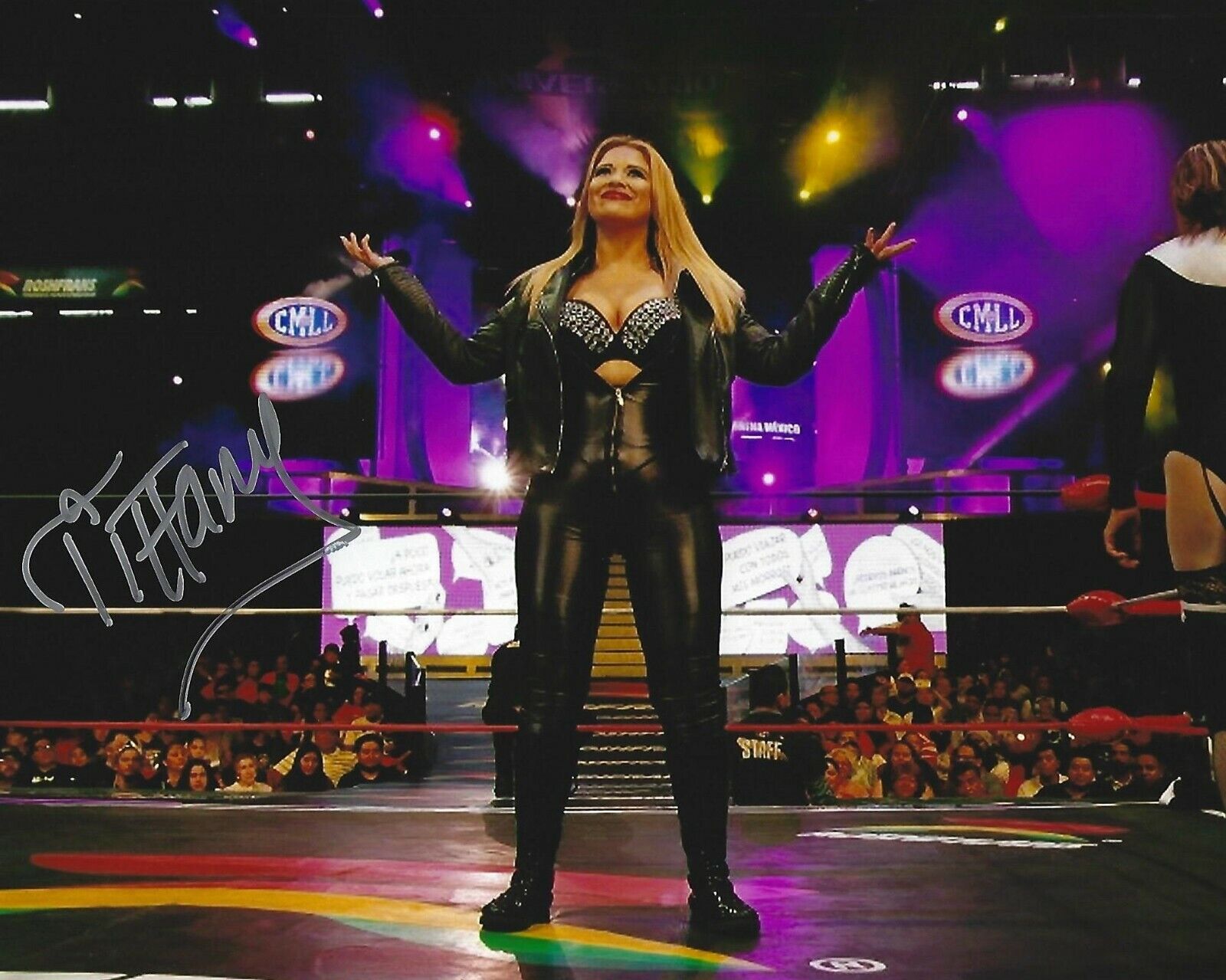 Tiffany Signed 8x10 Photo Poster painting AAA CMLL Lucha Libre Pro Wrestling Picture Autograph T