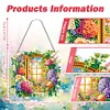 Diamond Painting Window Scenery Hanging Pendant Diamond Painting Home Decor