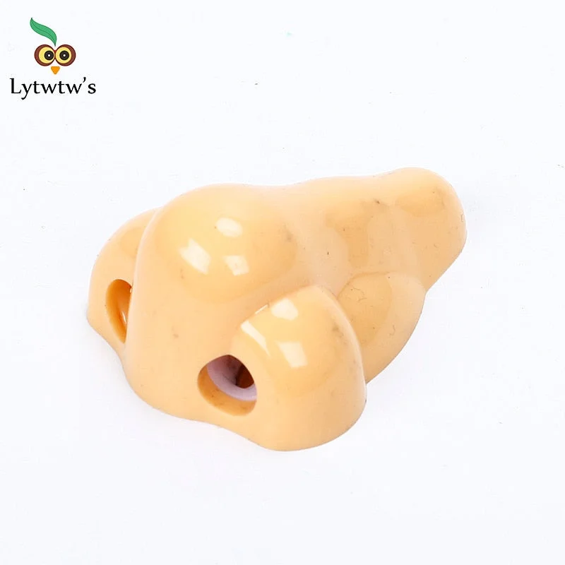 1 Piece Lytwtw's Stationery Nose Creative Cartoon Pencil Sharpener Office Supply Gift Doctor Cute Kawaii School Accessories