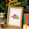 12pcs Xmas DIY Mini Square Diamond Painting Set 15x18cm