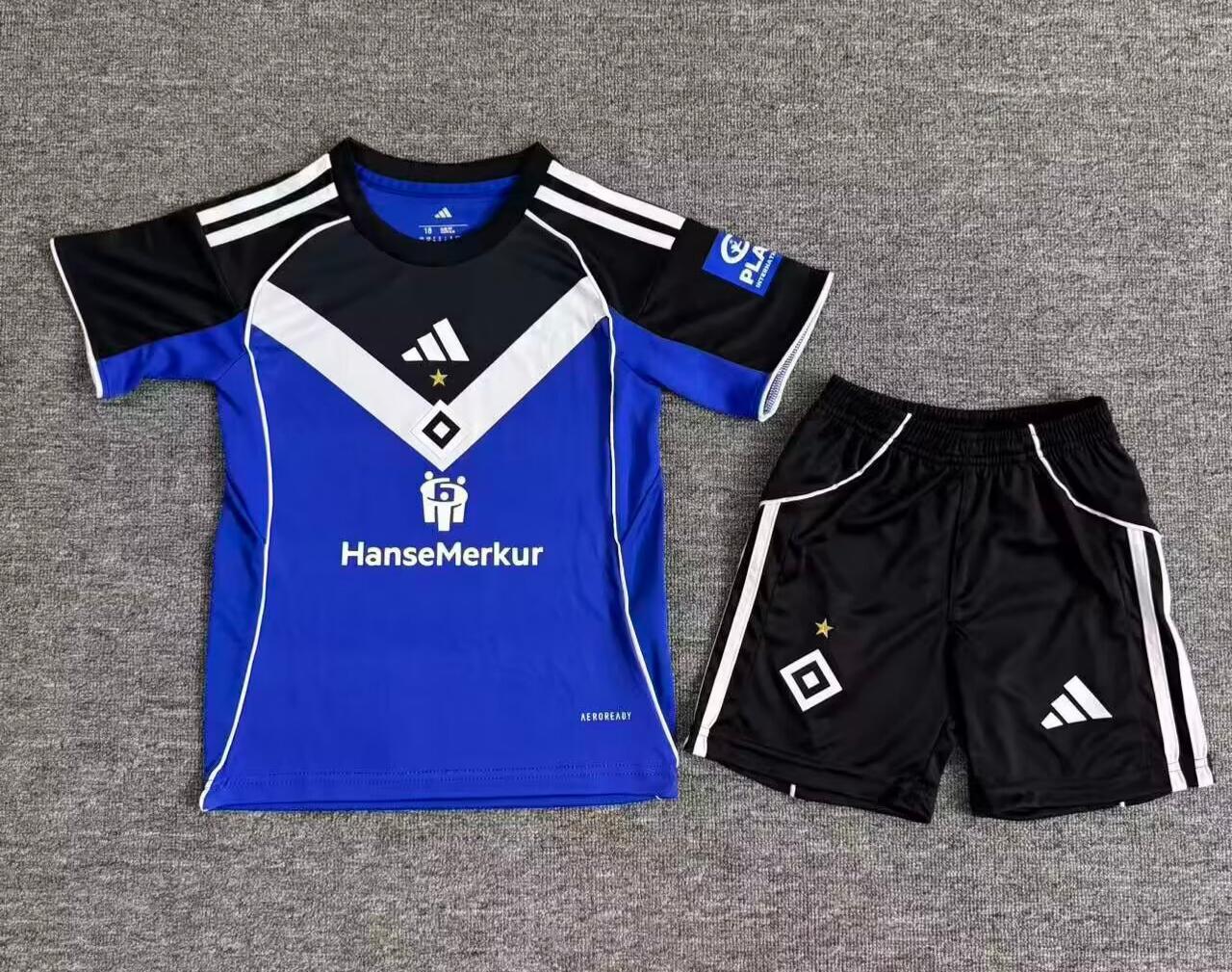 2025/2026 Kids Size Hamburger SV Away Football Shirt
