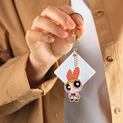 DIY Diamond Art Key Rings Special Shaped Keychain Supplies Cartoon Gift for  Kids