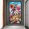 uk.everydayedeals (Limited Stock)Diamond Painting - Full Round - Flower House(40*70cm)