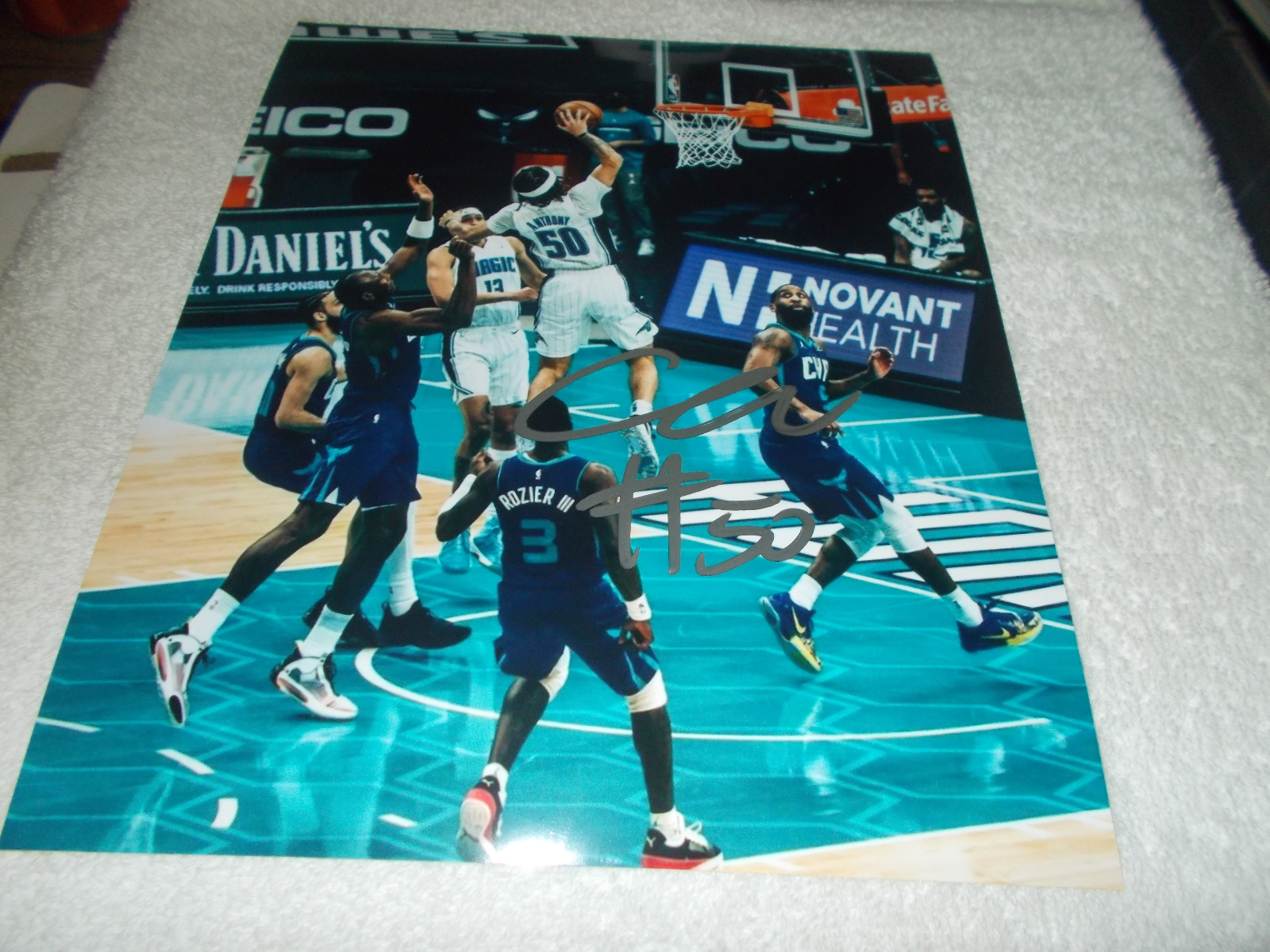 COLE ANTHONY ORLANDO MAGIC SIGNED AUTOGRAPHED 8x10 Photo Poster painting COA