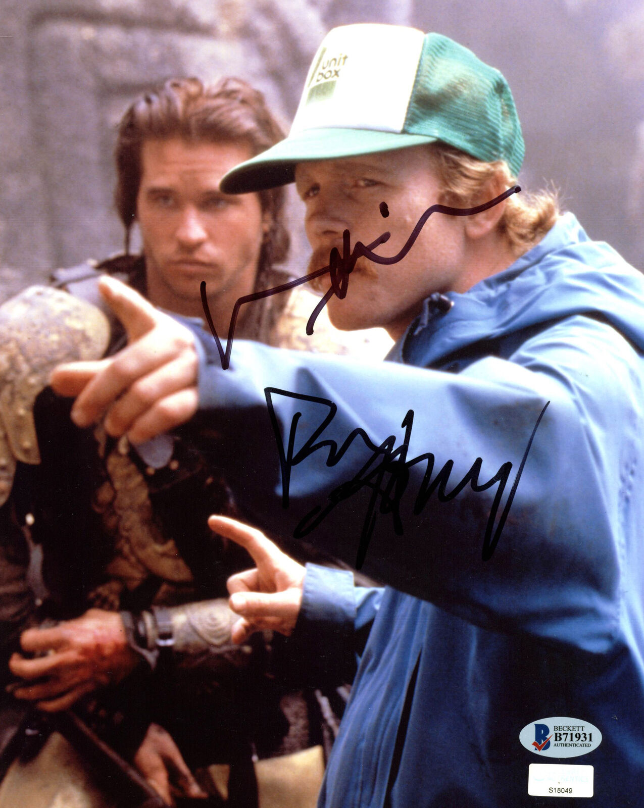 Ron Howard & Val Kilmer Willow Authentic Signed 8x10 Photo Poster painting BAS #B71931