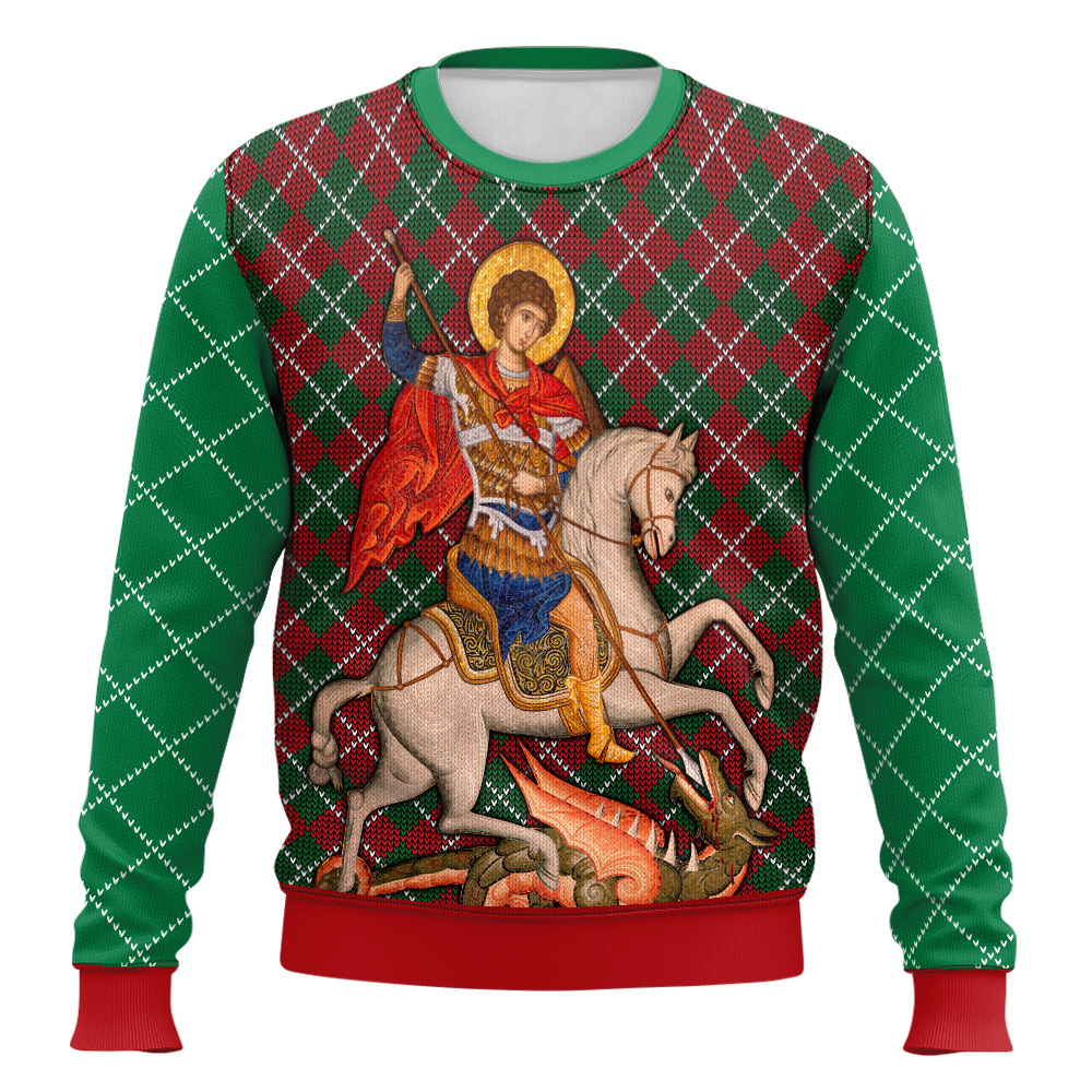 Saint George Ugly Christmas Sweater