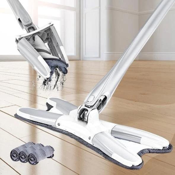 New 360° Hands Free Microfiber X Mop