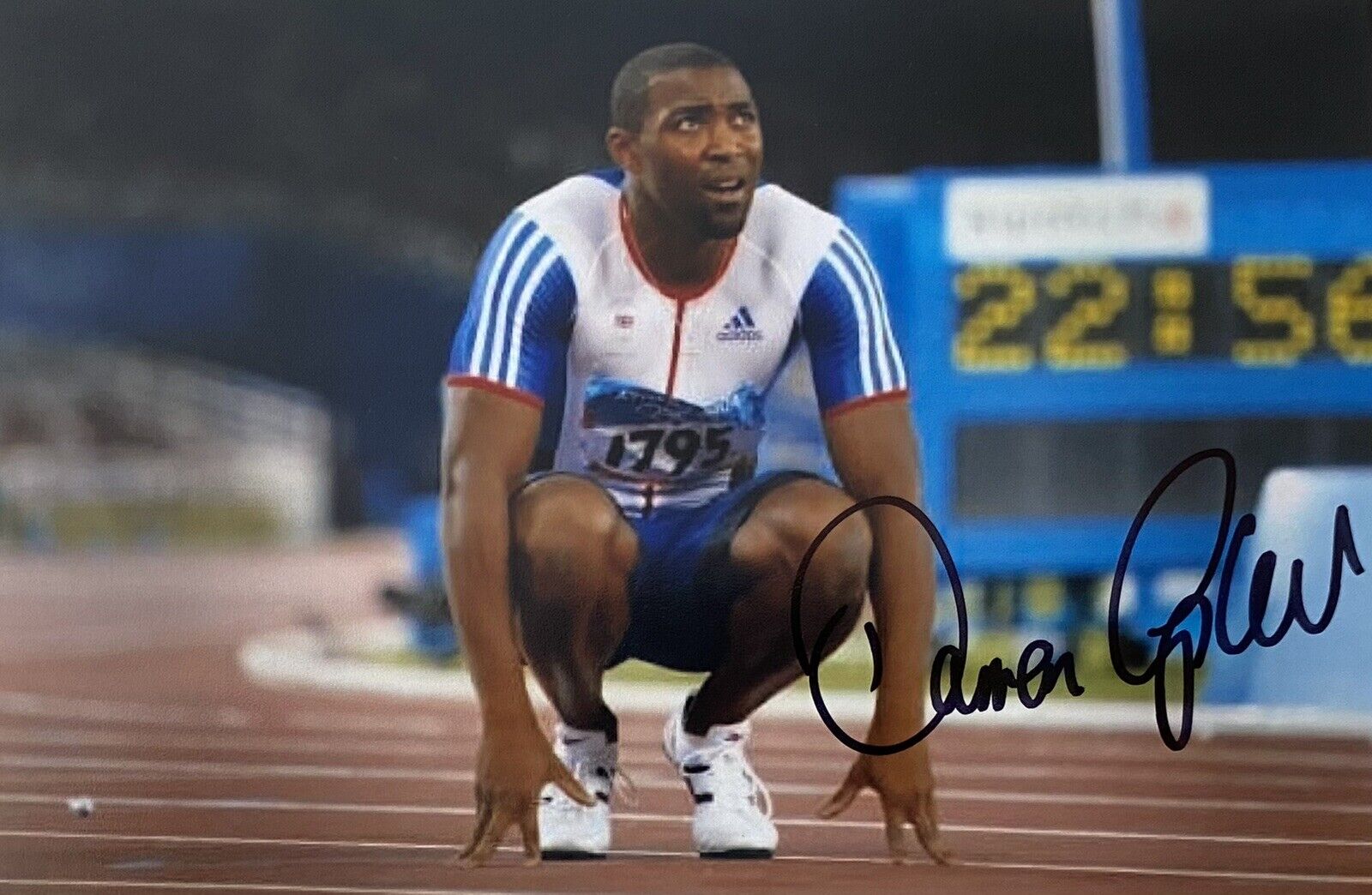 Darren Campbell Genuine Hand Signed 6X4 Photo Poster painting - Team GB - Olympics - Sprinter 2