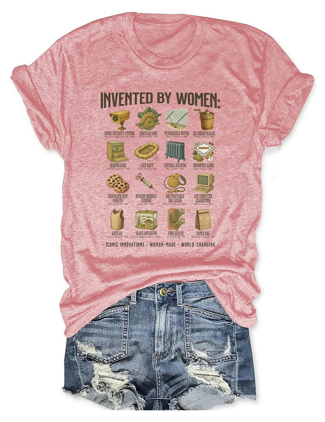 Invented By Women T-shirt