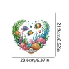 DIY Love Sea Fish Acrylic Special Shaped Diamond Painting Hanging Pendant