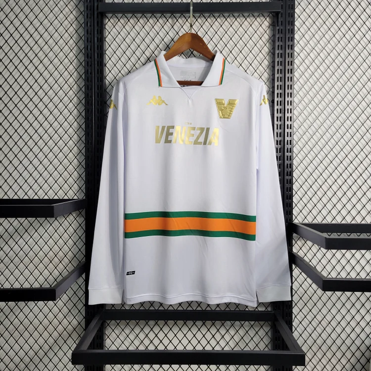 Venezia FC Long Sleeve Away Shirt Kit 2023-2024 - White