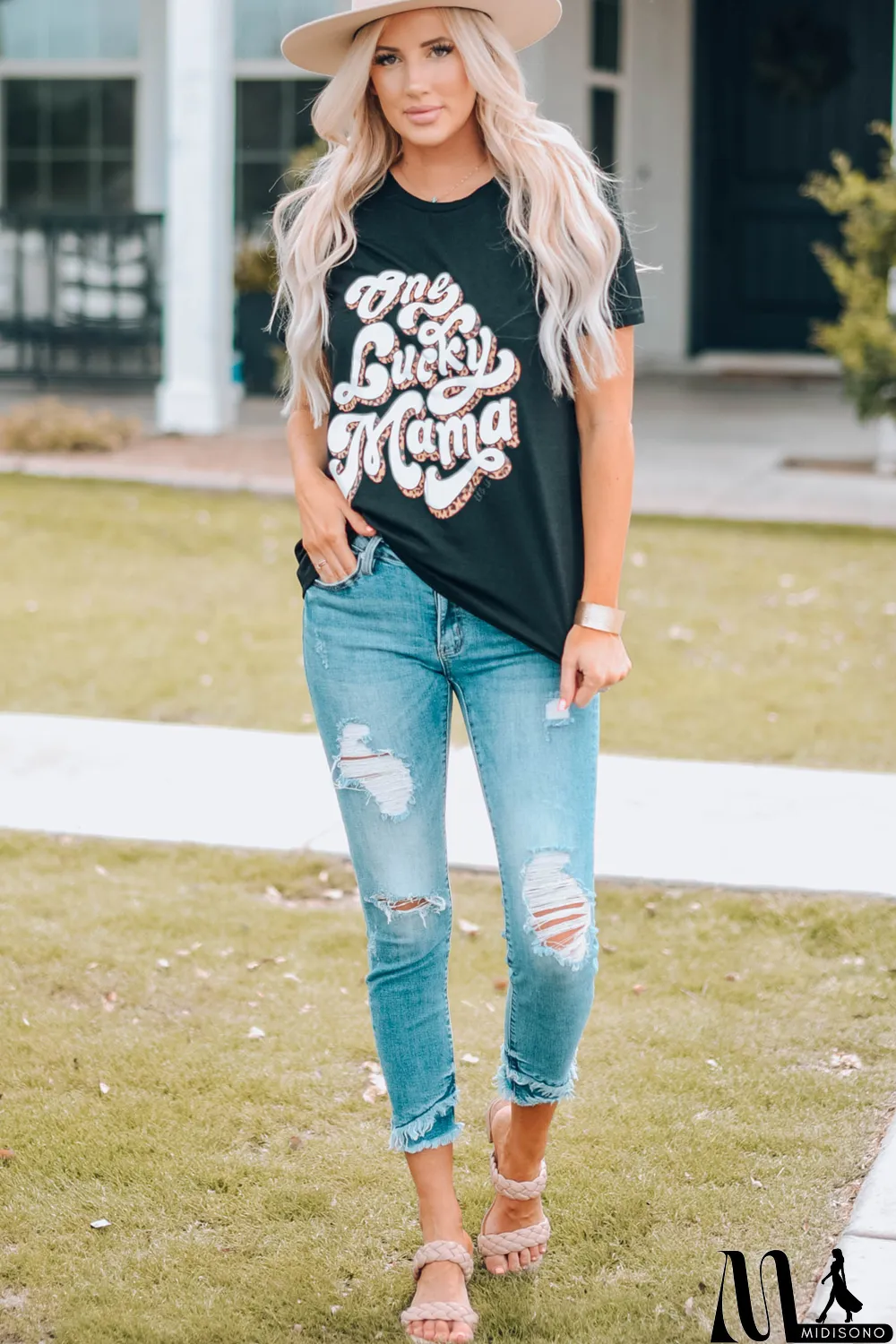 MidiSono - One Lucky Mama Tee