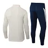 2025-2026 Portugal Half-Pull Training Suit Beige Football Shirt Set